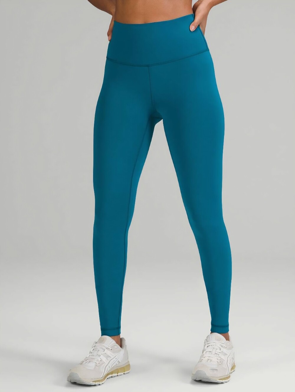 Lululemon Capri Blue Wunder Train High-Rise Tight 28"‎